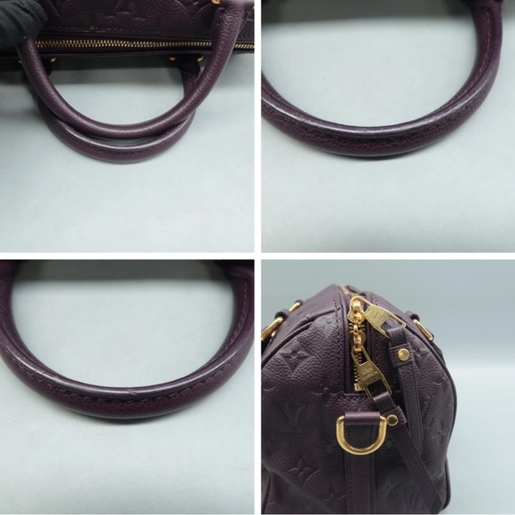 SOLD! Do Not Purchase! Louis Vuitton Speedy Bandouliere 25 in Purple Monogram - Picture 10 of 12